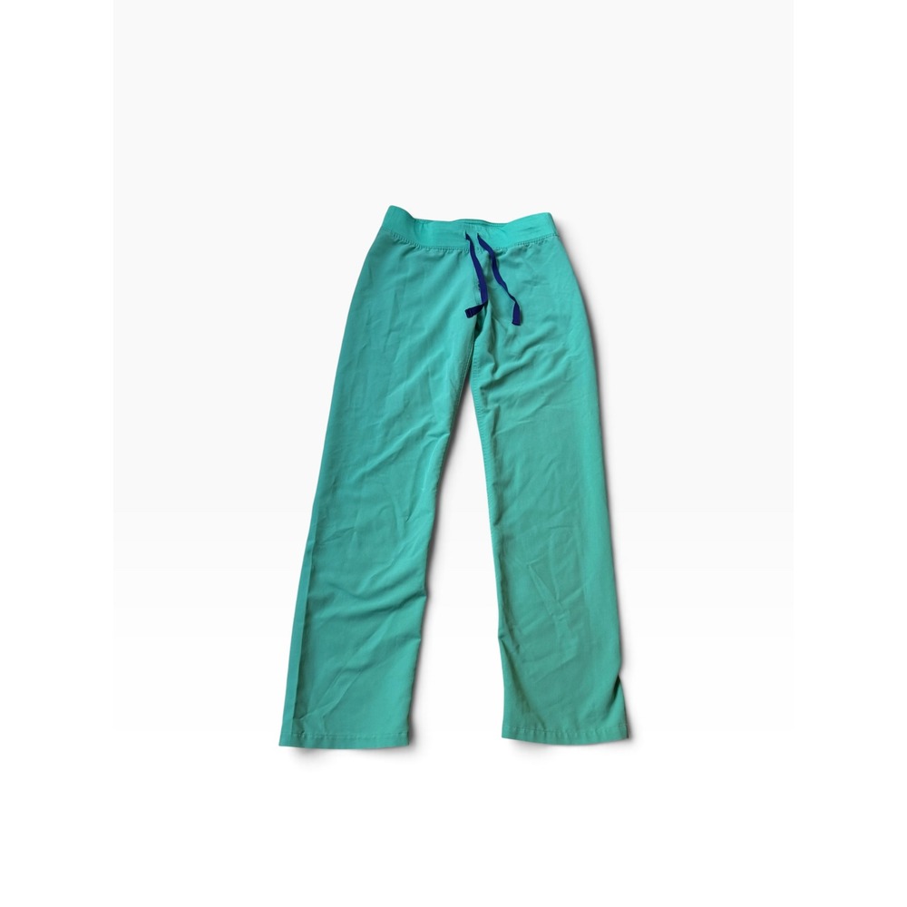 FIGS Technical Collection Scrub Pants Teal Green Purple Drawstring XS T21003
